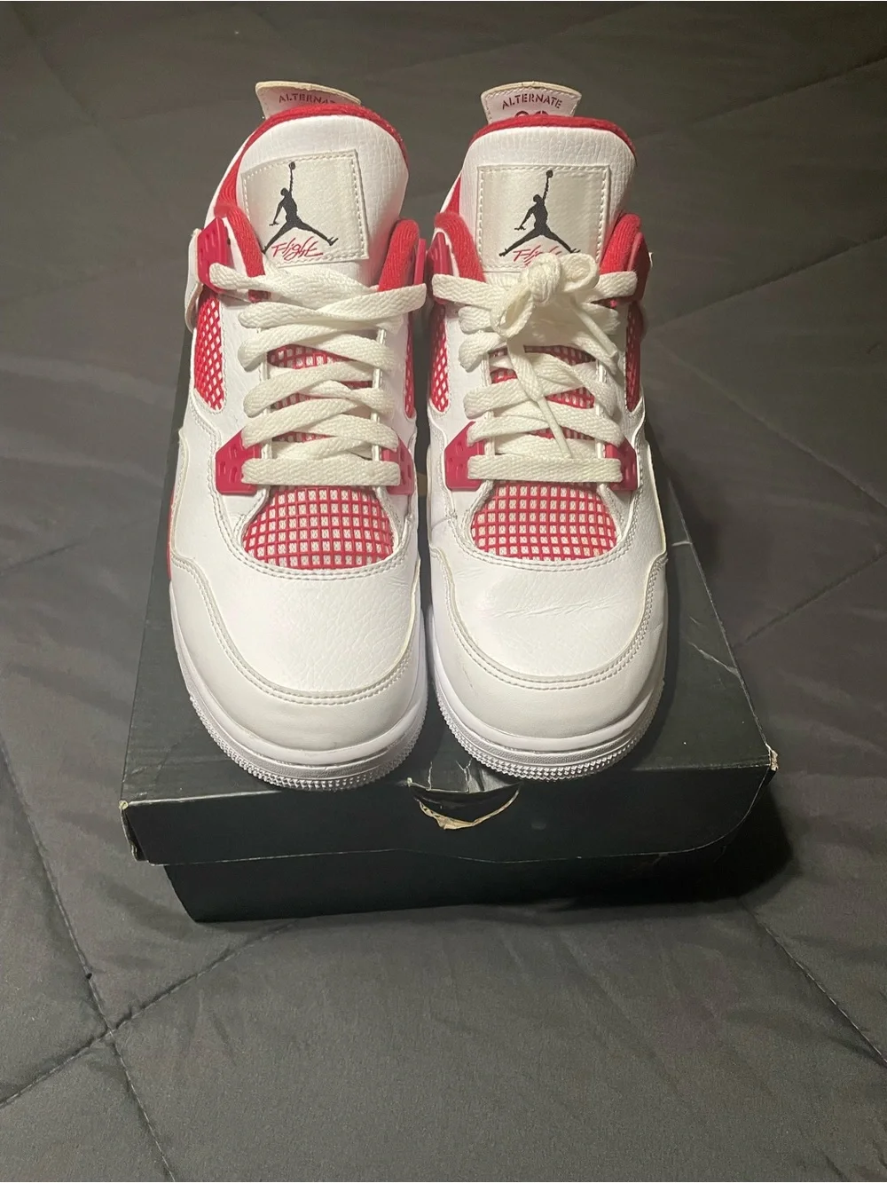 Kids Jordan 4 Alternate 89 Basketball Sneakers